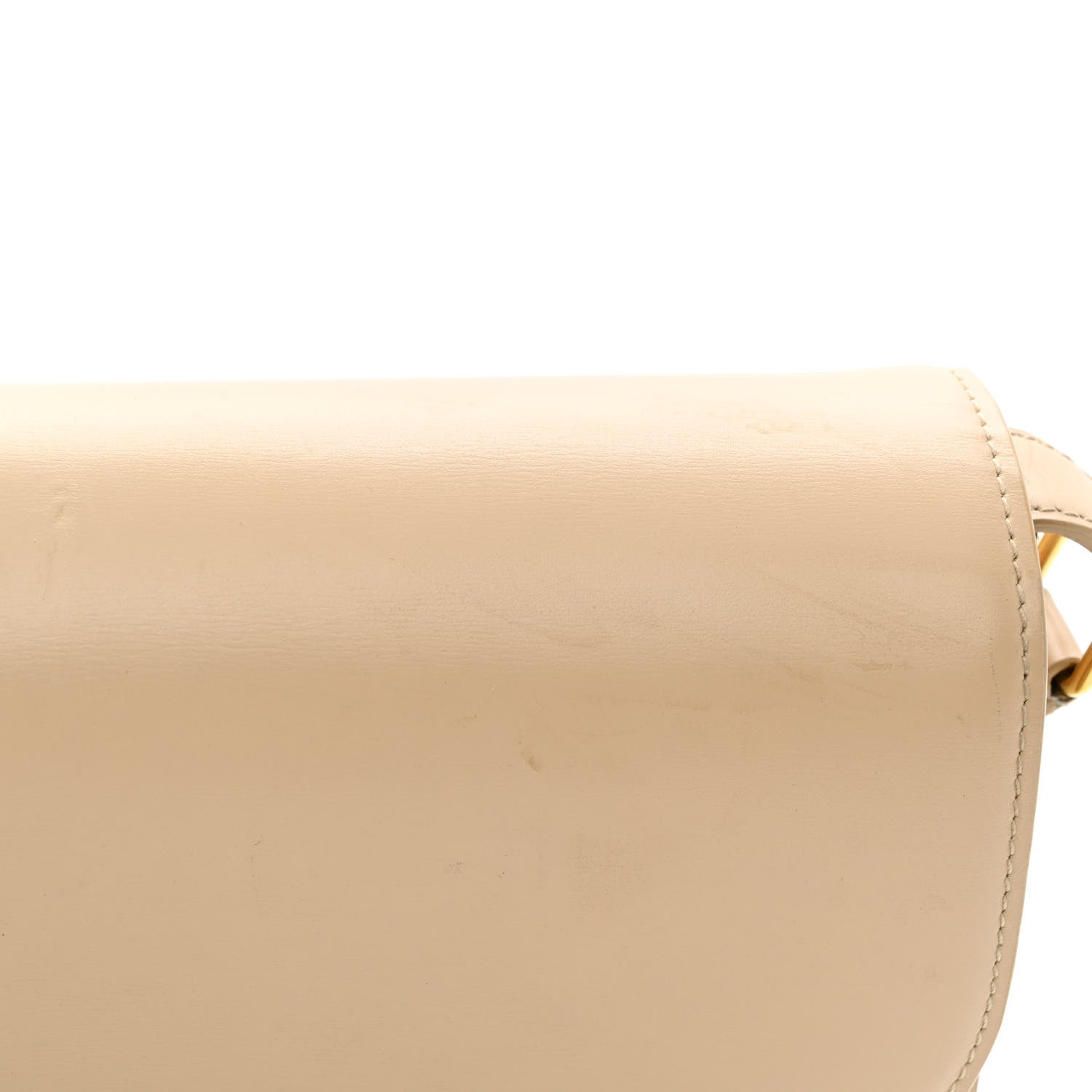 Celine Shiny Calfskin Medium Triomphe Nude 12 of 22