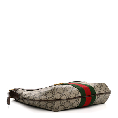Gucci GG Supreme Monogram Web Small Ophidia Half Moon Hobo Brown 4 of 10
