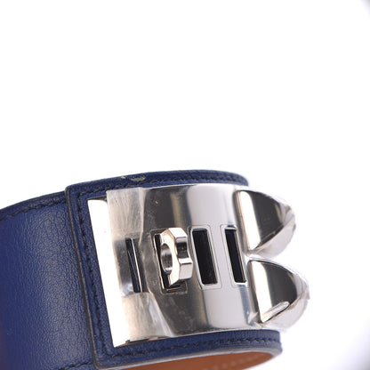 Hermes Swift Collier de Chien CDC Bracelet S Bleu Saphir 7 of 8