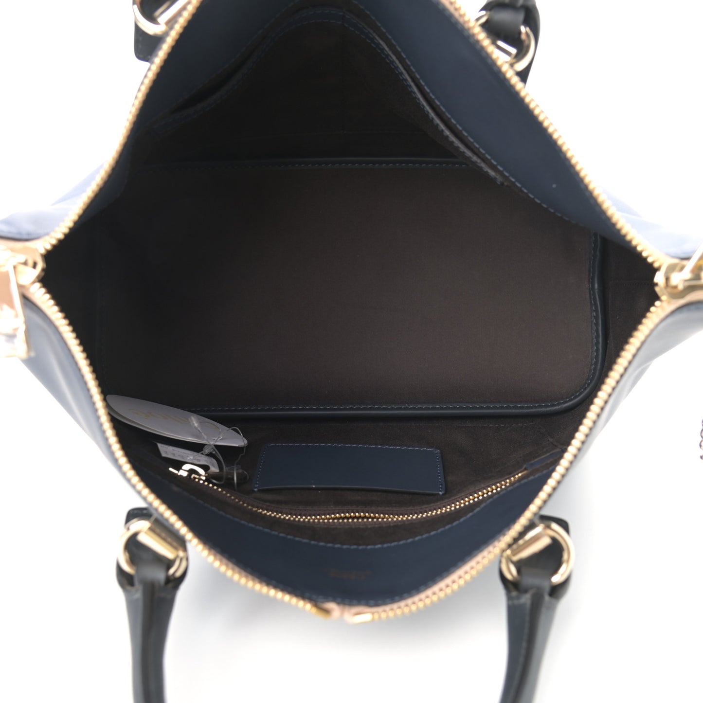 Smooth Calfskin Medium Baylee Tote Street Blue Navy