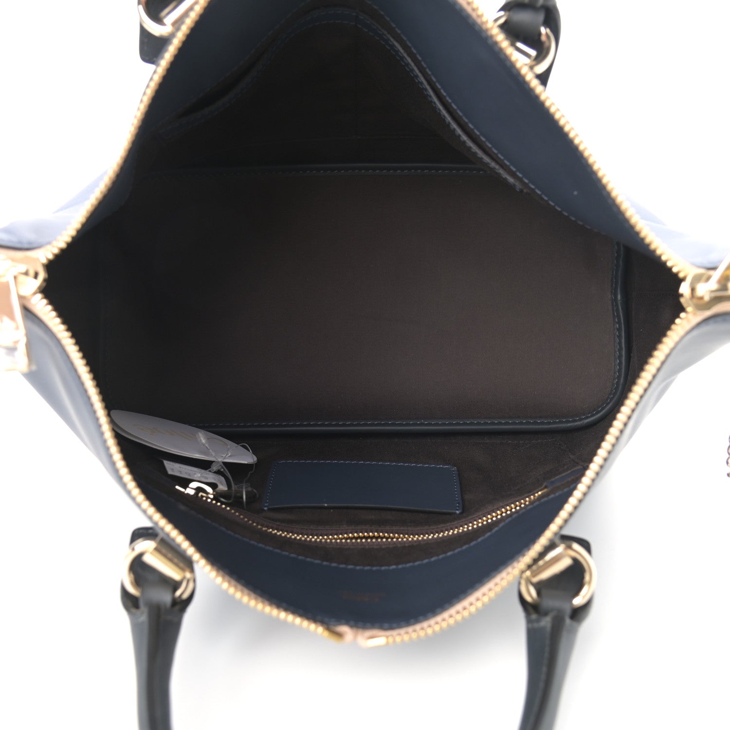 Chloe Smooth Calfskin Medium Baylee Tote Street Blue Navy 5 of 9