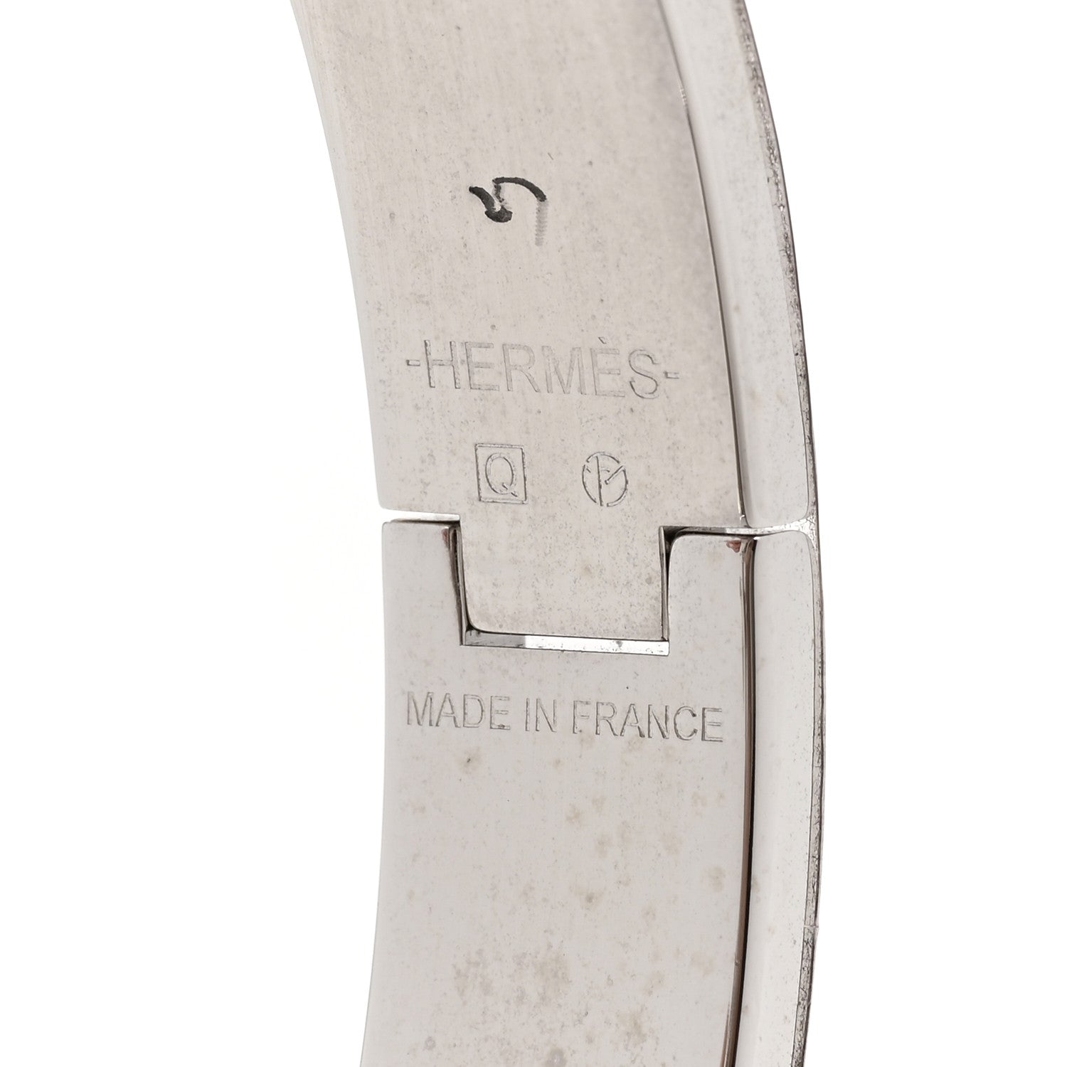 Hermes Enamel Narrow Clic Clac H Bracelet PM Rouge H 4 of 6