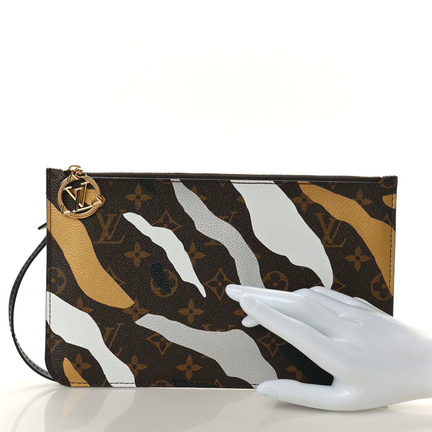 Louis Vuitton X LOL Monogram Neverfull MM GM Pochette Gold Silver 2 of 7