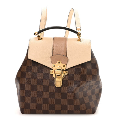 Louis Vuitton Damier Ebene Clapton Backpack Creme 1 of 10