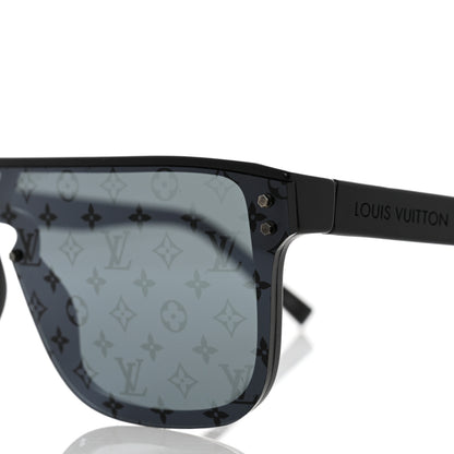 Louis Vuitton Acetate LV Waimea Square Sunglasses Z1082W Black 8 of 8