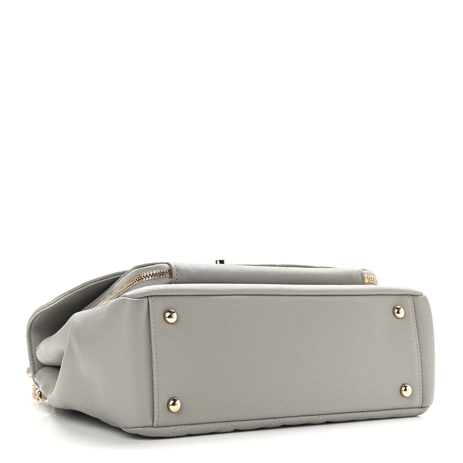Chanel Caviar Quilted Large Business Affinity Flap Grey 4 of 9