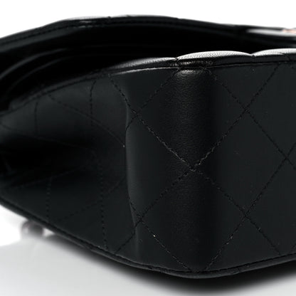 Chanel Lambskin Quilted Small Double Flap Black 6 of 8