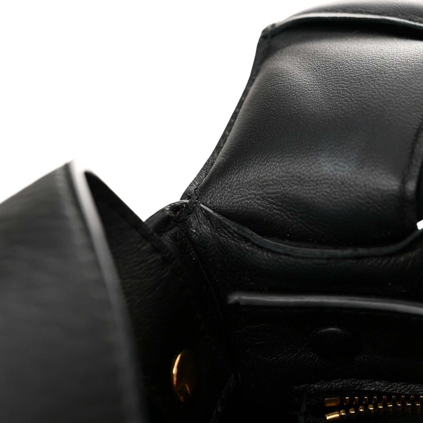 Paper Calfskin Maxi Intreccio Padded Cassette Crossbody Black