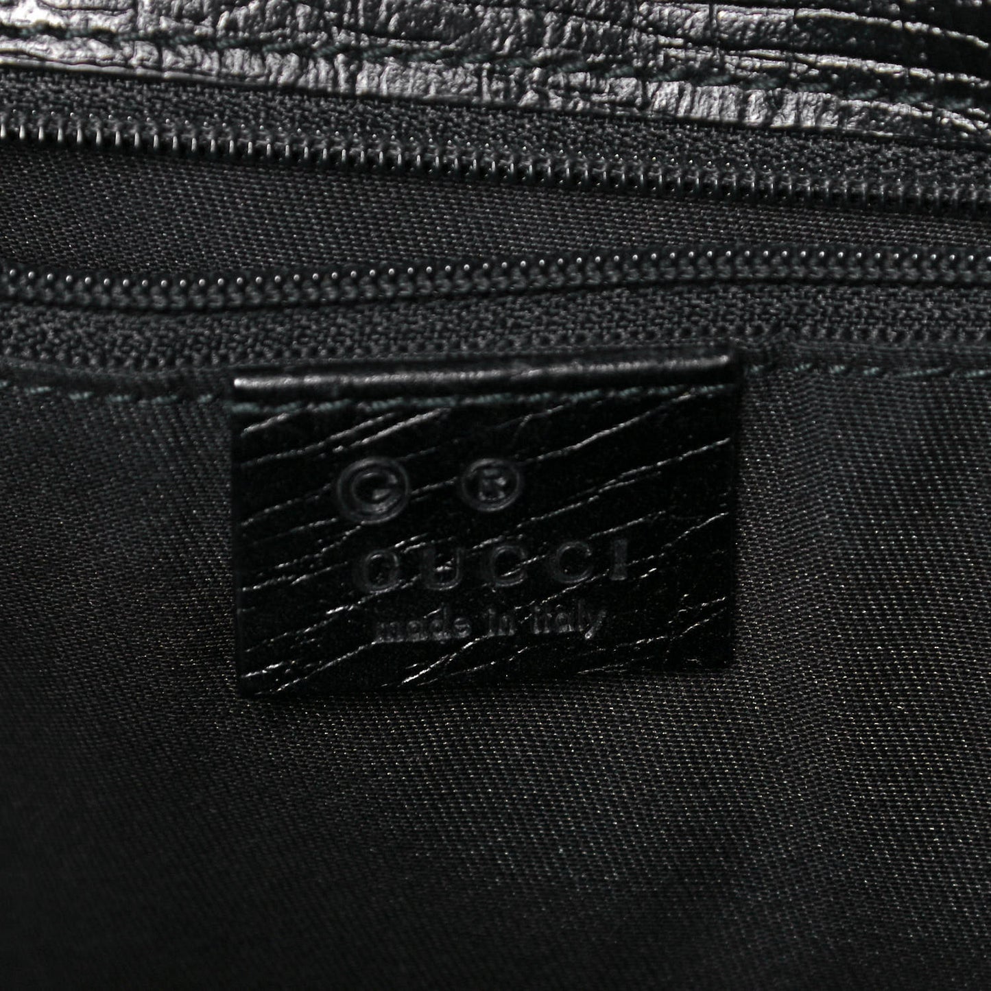 Monogram Large Bucket Tote Black