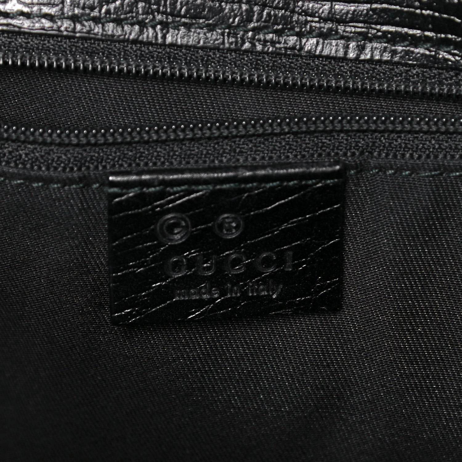 Gucci Monogram Large Bucket Tote Black 5 of 13