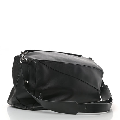 Loewe Calfskin Large Zipper Puzzle Bag Black 3 of 8