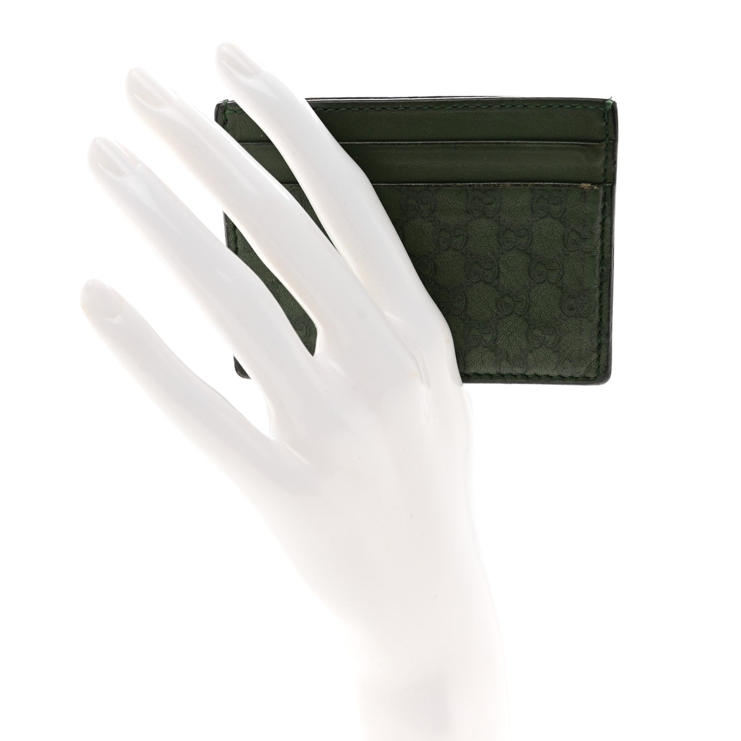 Gucci Microguccissima Card Holder Green 2 of 11