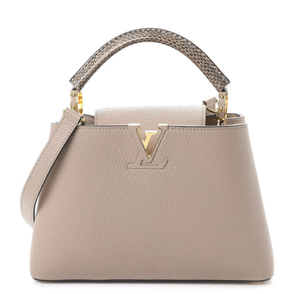 Louis Vuitton Taurillon Ayers Capucines BB Galet 1 of 9