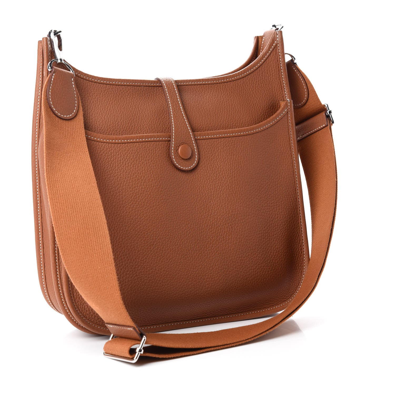 Hermes Taurillon Clemence Evelyne III PM Gold 3 of 12