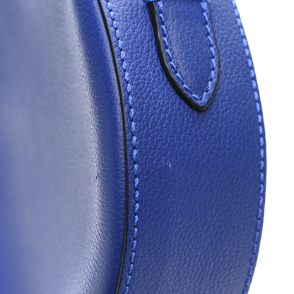 Versace Calfskin La Medusa Round Camera Bag Blue 12 of 12