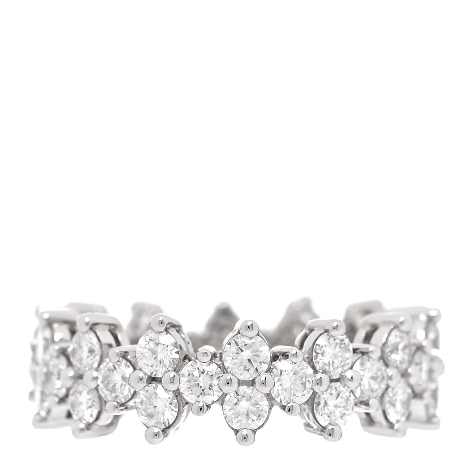 Tiffany Platinum Diamond Aria Eternity Ring 49 5 3 of 5
