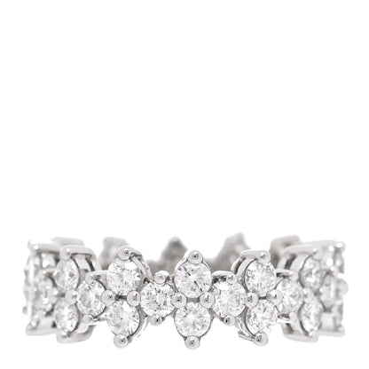 Tiffany Platinum Diamond Aria Eternity Ring 49 5 3 of 5