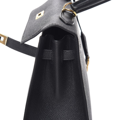 Hermes Epsom Kelly Sellier 25 Black 17 of 35