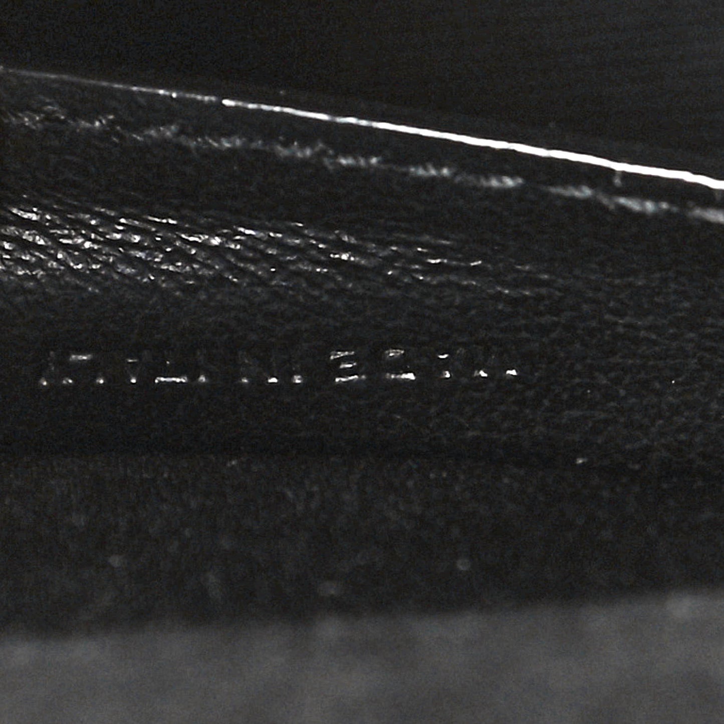 Patent Mixed Matelasse Triquilt Small Monogram Satchel Black