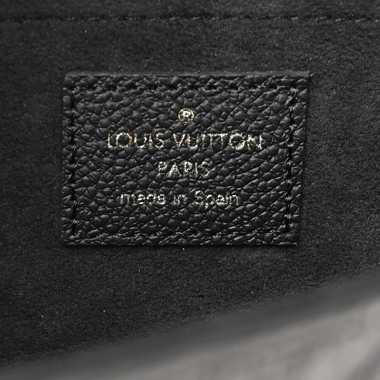 Louis Vuitton Empreinte Pochette Felicie Chain Wallet Black 7 of 11