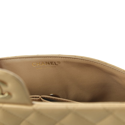 Chanel Lambskin Quilted East West Flap Beige 8 of 11