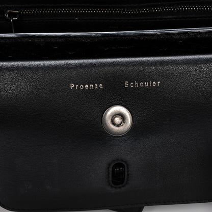 Proenza Schouler Python PS11 Mini Classic Shoulder Bag Black 6 of 8