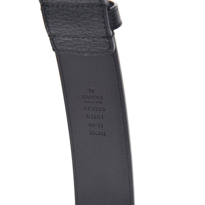 Gucci Textured Dollar Calfskin 40mm Belt 80 32 Black 6 of 6