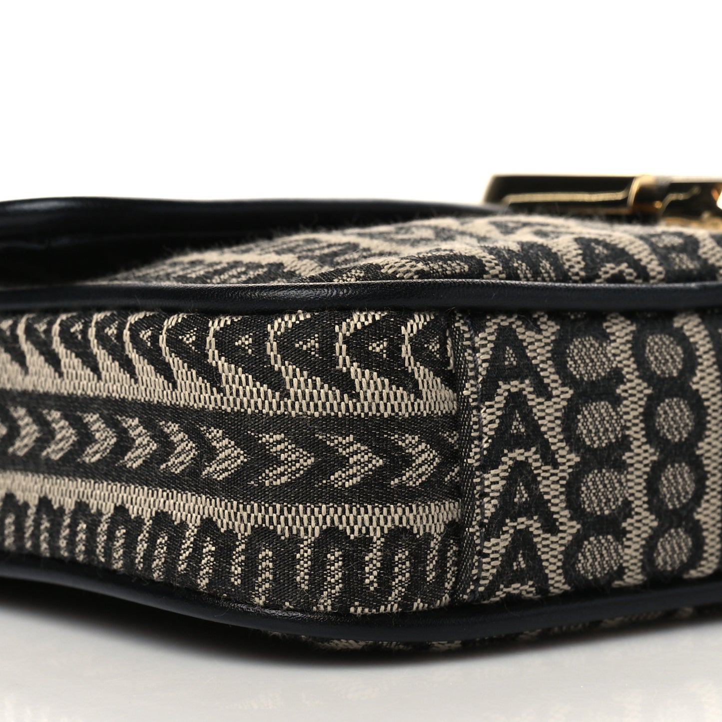 Cotton Jacquard The Monogram J Marc Shoulder Bag Beige Multi