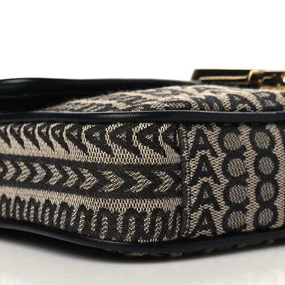 Marc Jacobs Cotton Jacquard The Monogram J Marc Shoulder Bag Beige Multi 9 of 10