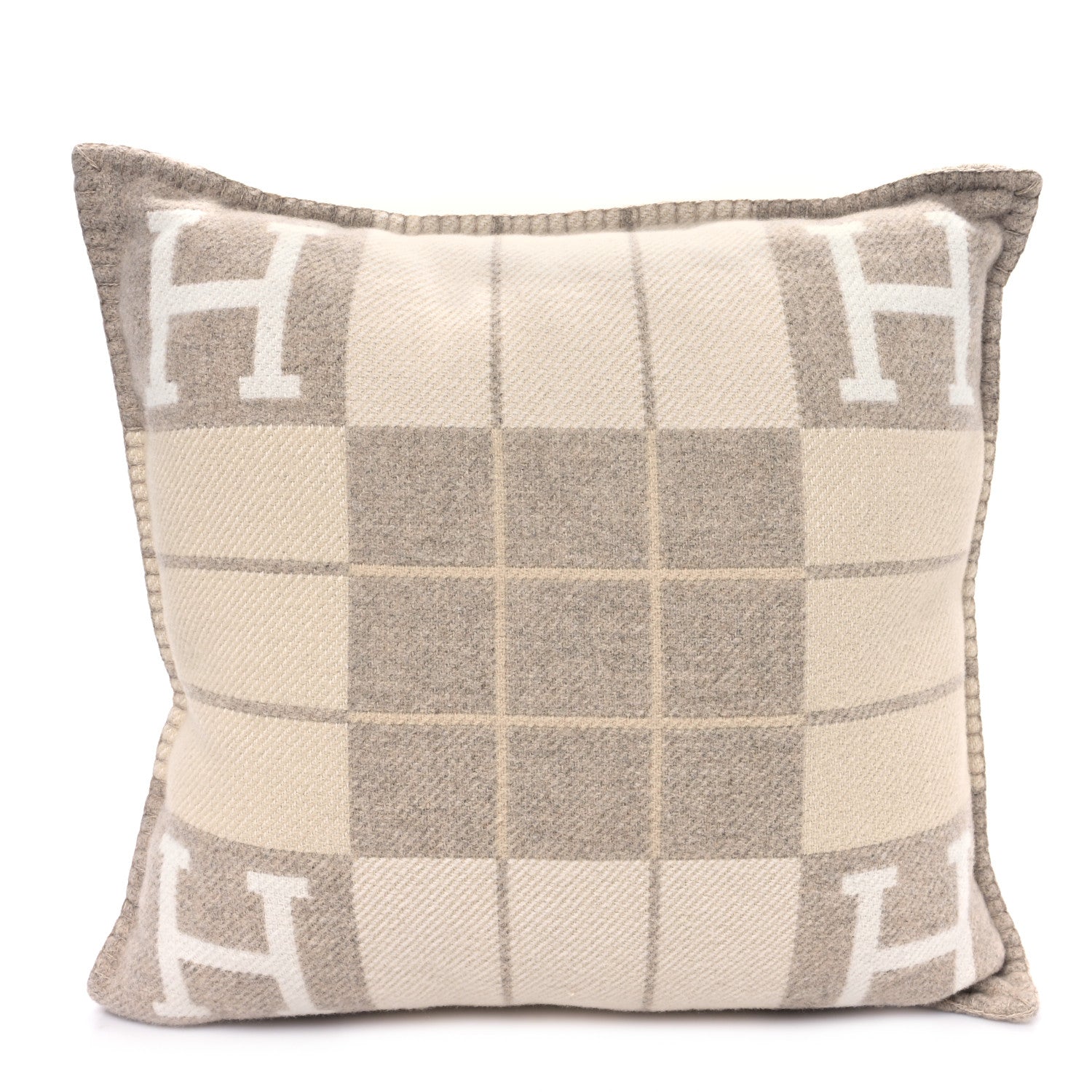 Hermes Wool Cashmere Avalon III Pillow PM Coco Camomille 1 of 4