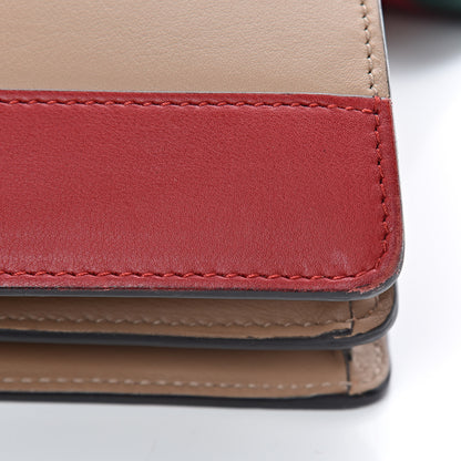 Gucci Calfskin Bamboo Web Medium Dionysus Top Handle Bag Camelia Bright Evergreen Hibiscus Red 17 of 20