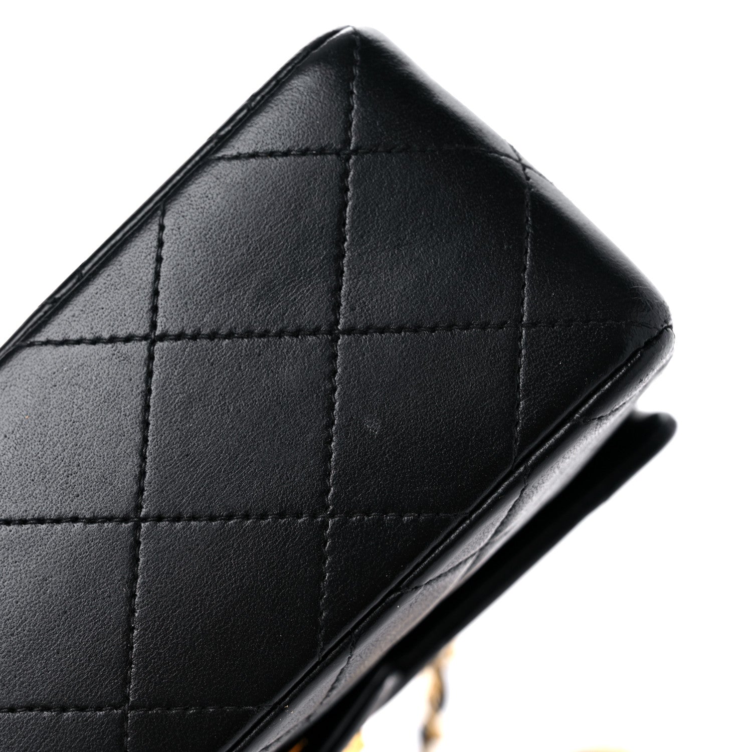 Chanel Lambskin Quilted Mini Square Flap Bag Black 12 of 12