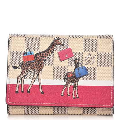 Louis Vuitton Damier Azur 2017 Christmas Animation Victorine Wallet 1 of 8