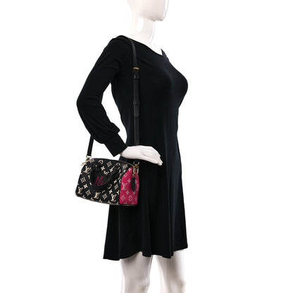 Louis Vuitton Empreinte Monogram Spring in the City Speedy Bandouliere 20 Black White Pink 2 of 9