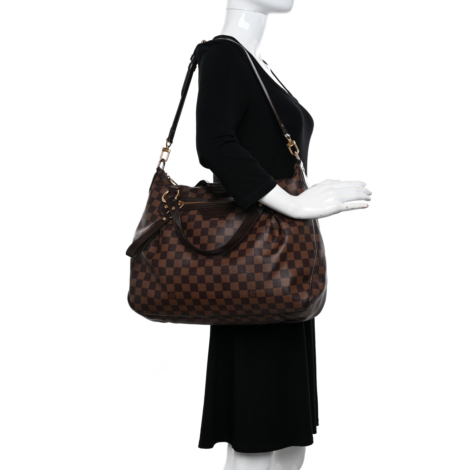Louis Vuitton Damier Ebene Evora MM 2 of 15