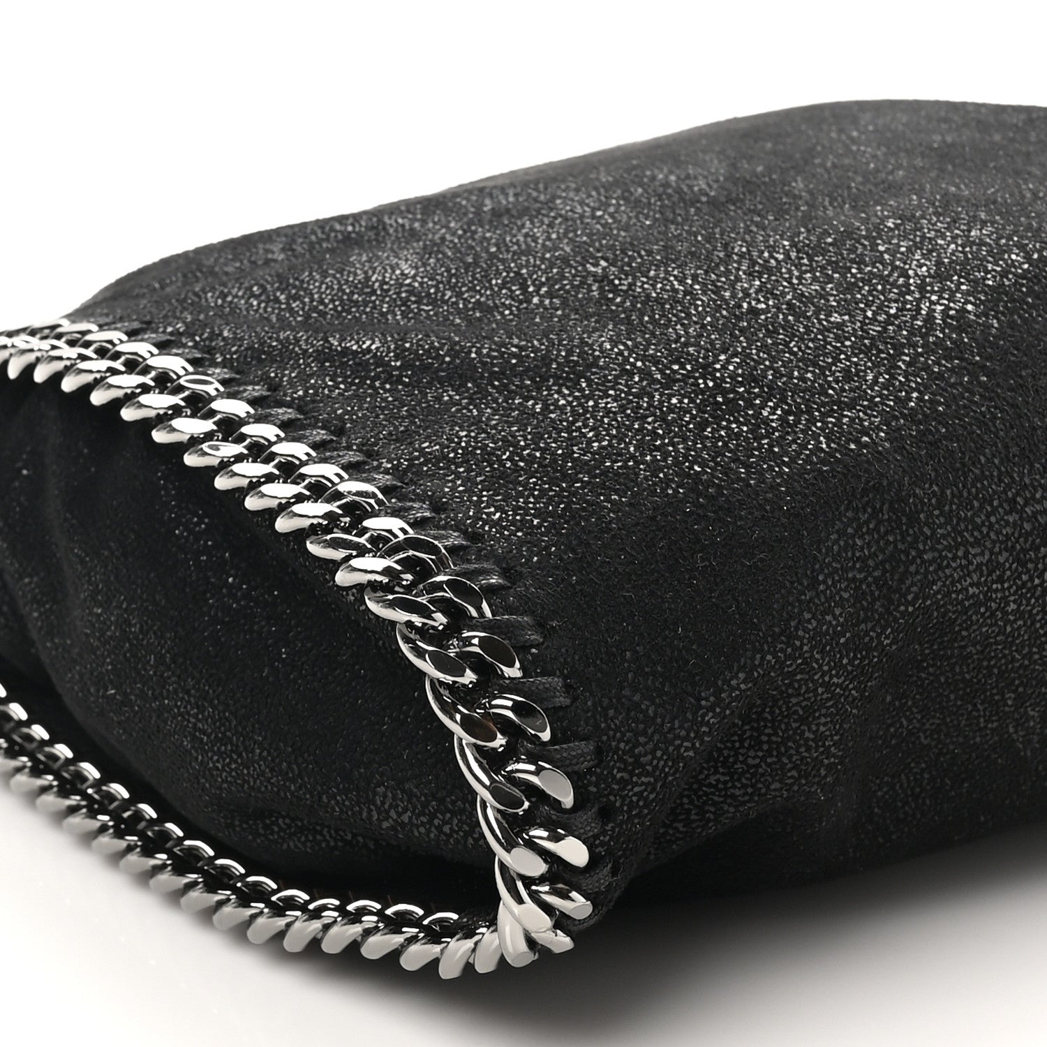 Stella McCartney Shaggy Deer Mini Falabella Tote Black 8 of 9