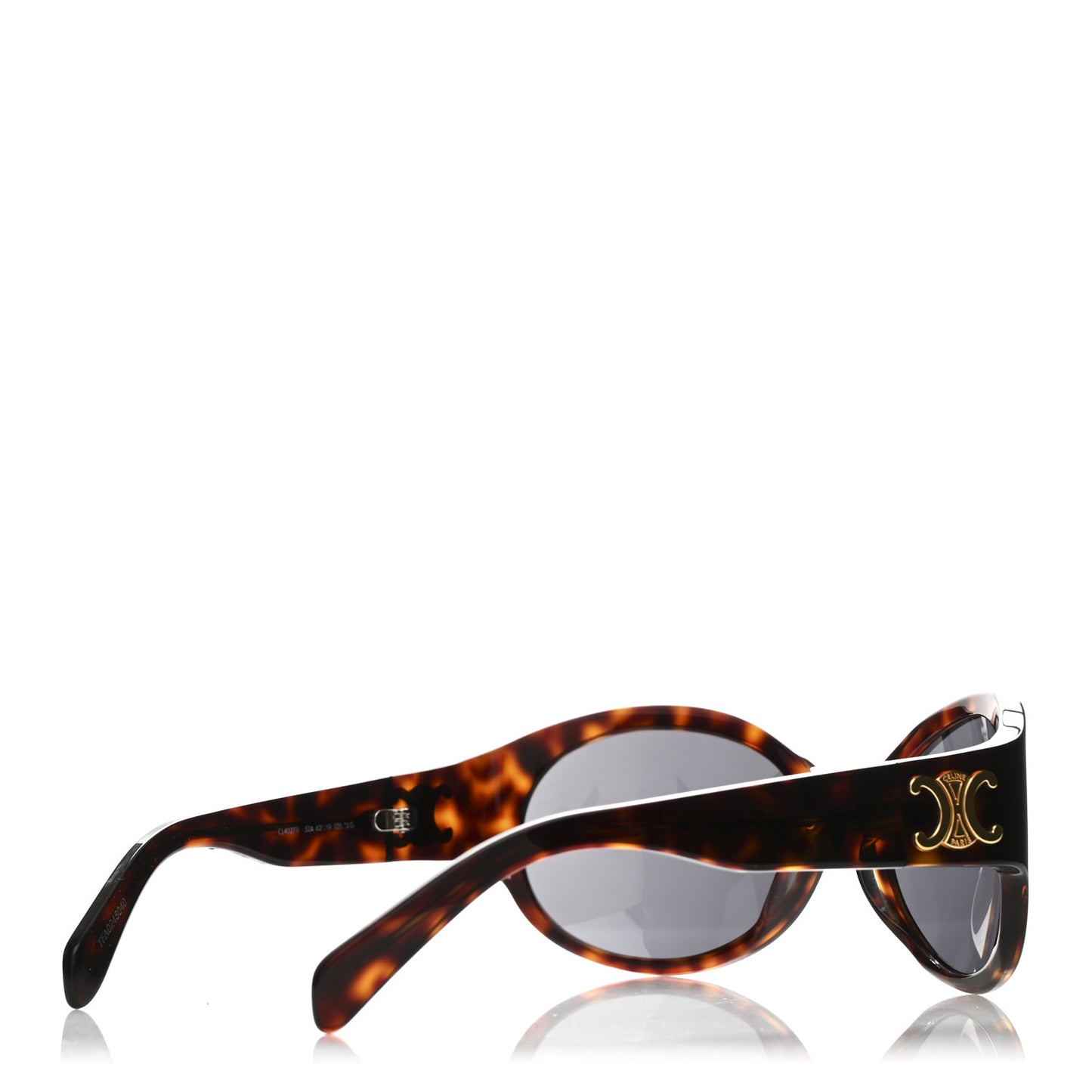 Acetate Round Sunglasses CL40271I Havana