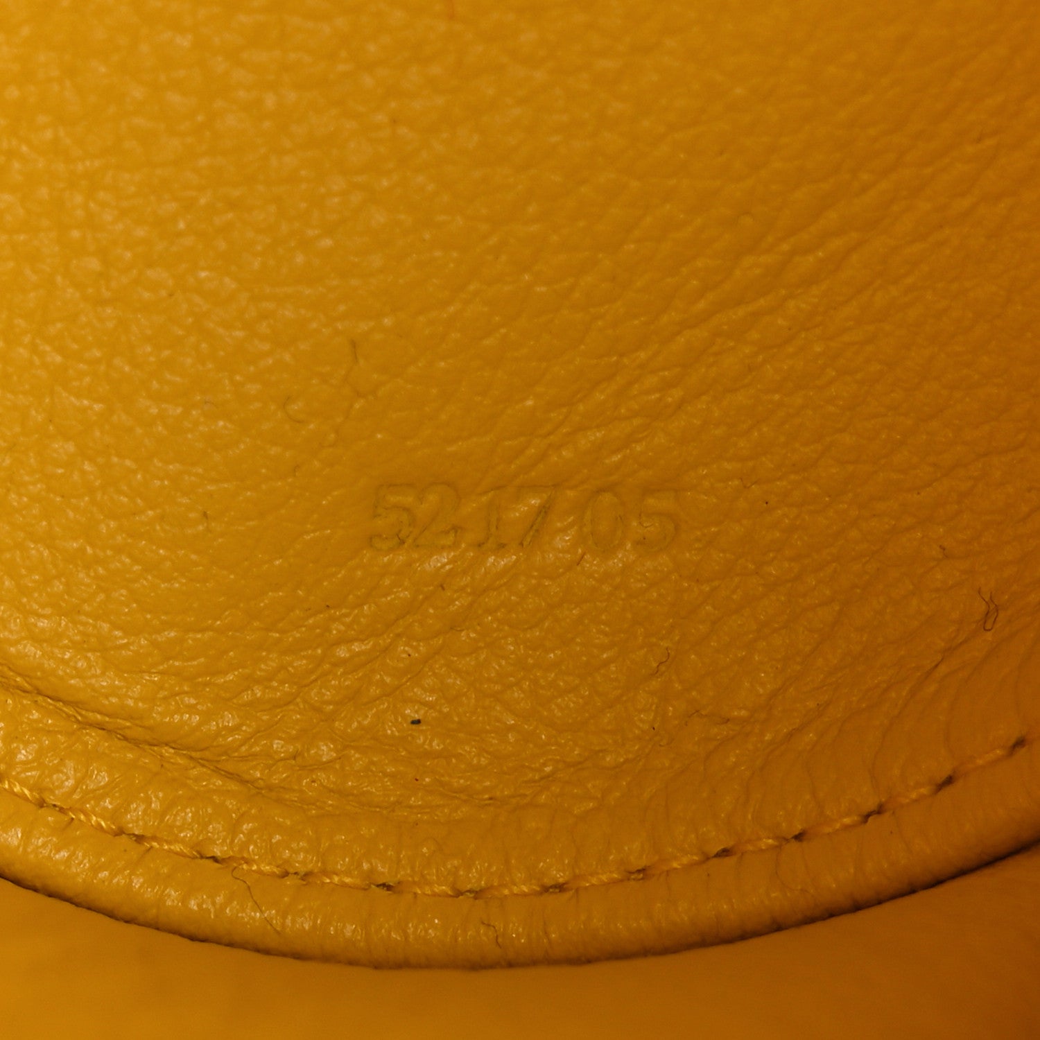 Loewe Calfskin Mini Elephant Crossbody Bag Yellow 7 of 11