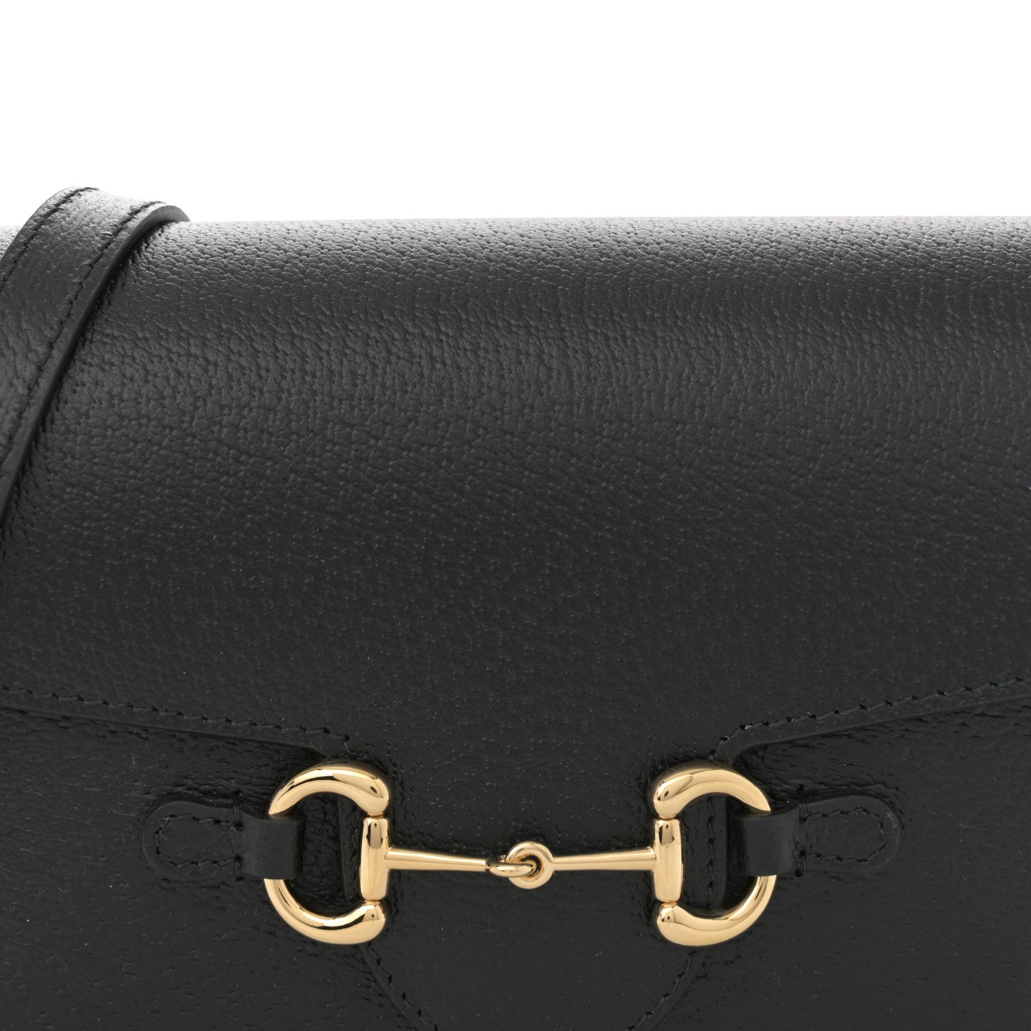 Gucci Calfskin Horsebit 1955 Shoulder Bag Black 7 of 10