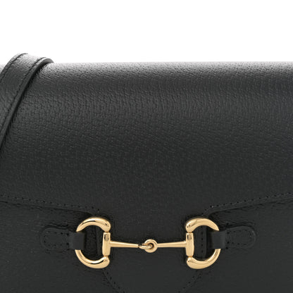 Gucci Calfskin Horsebit 1955 Shoulder Bag Black 7 of 10