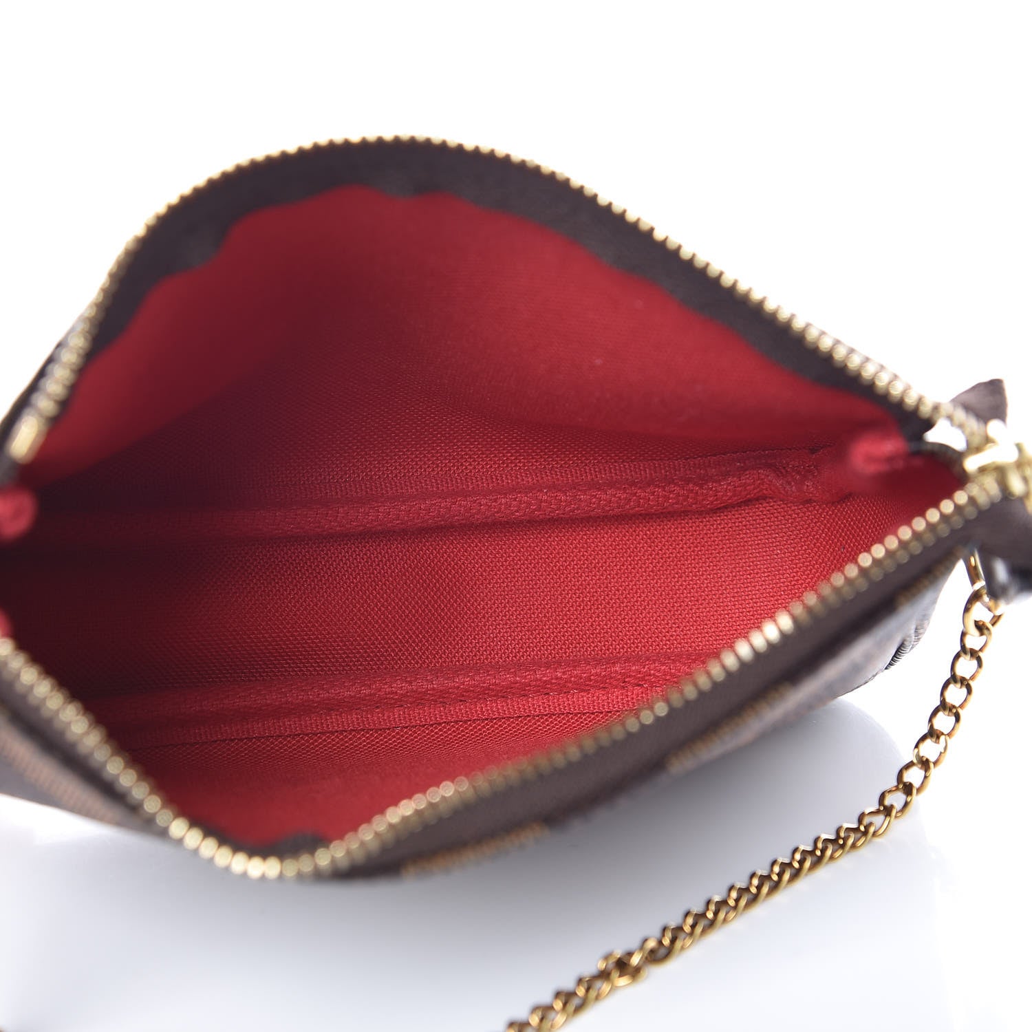 Louis Vuitton Damier Ebene Mini Pochette Accessories 5 of 7