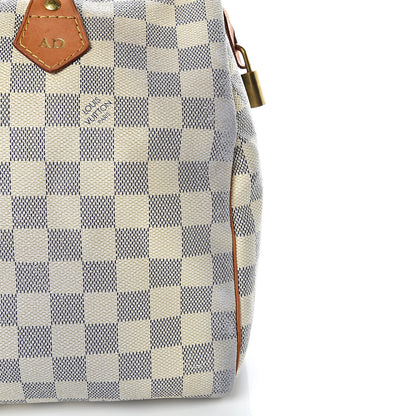 Louis Vuitton Damier Azur Speedy 30 19 of 22
