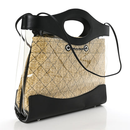 Chanel Calfskin PVC Quilted Chanel 31 Bag Black 3 of 10