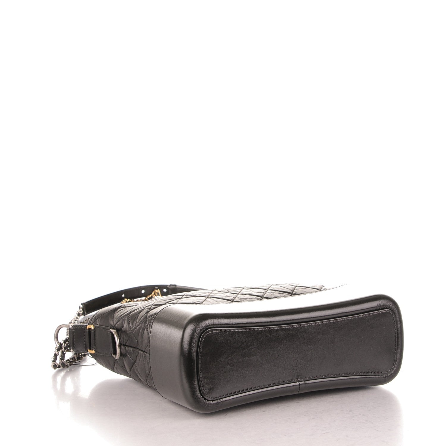 Chanel Calfskin Quilted Medium Gabrielle Hobo Black 4 of 7