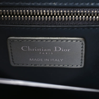 Christian Dior Metallic Patent Micro-Cannage 30 Montaigne Flap Bag Silver 6 of 10