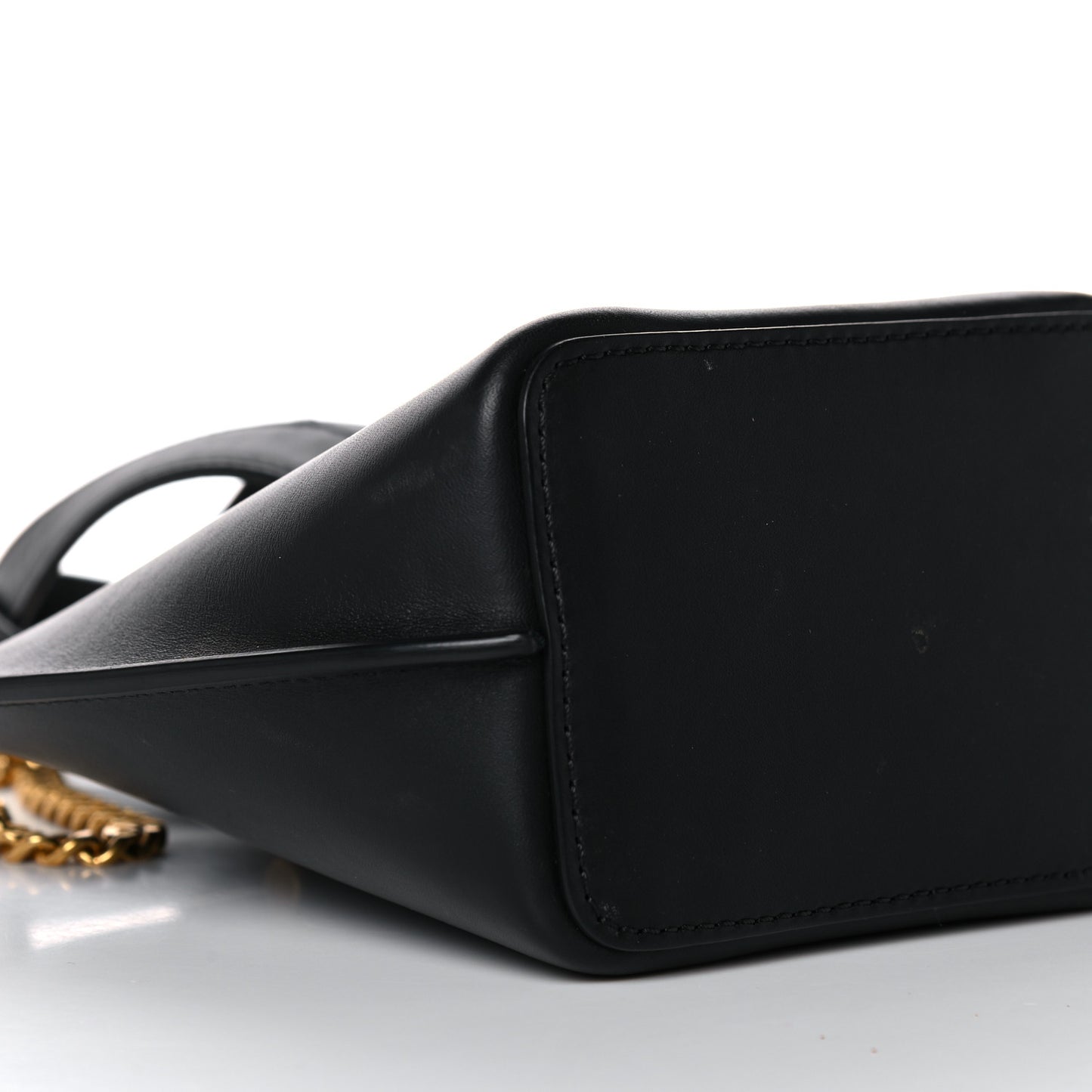Vitello Mini Virtus Bucket Bag Black
