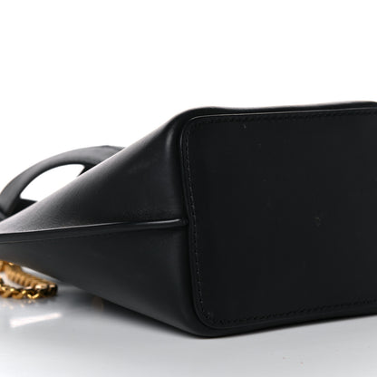 Versace Vitello Mini Virtus Bucket Bag Black 8 of 19