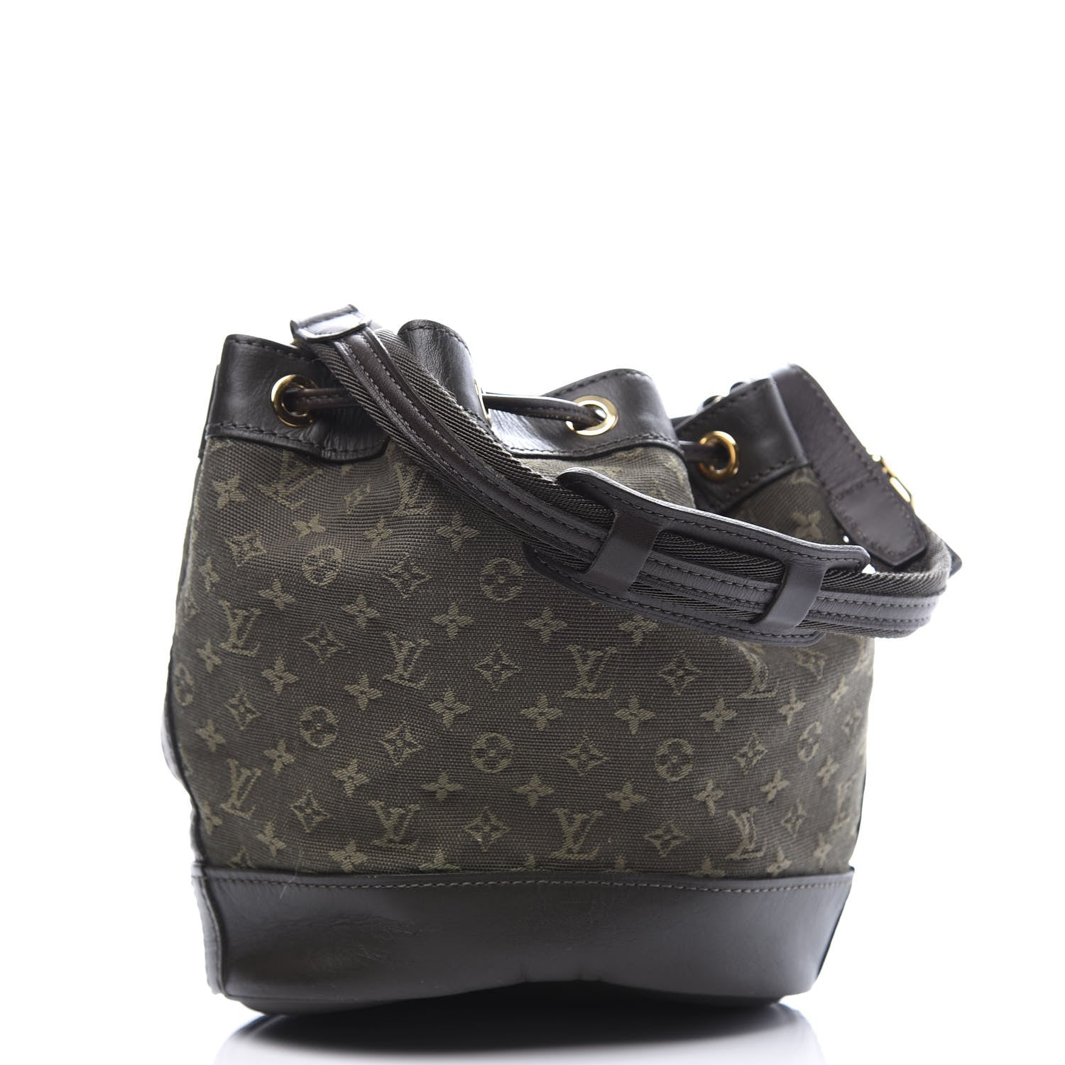 Louis Vuitton Mini Monogram Noelie Kaki 2 of 10