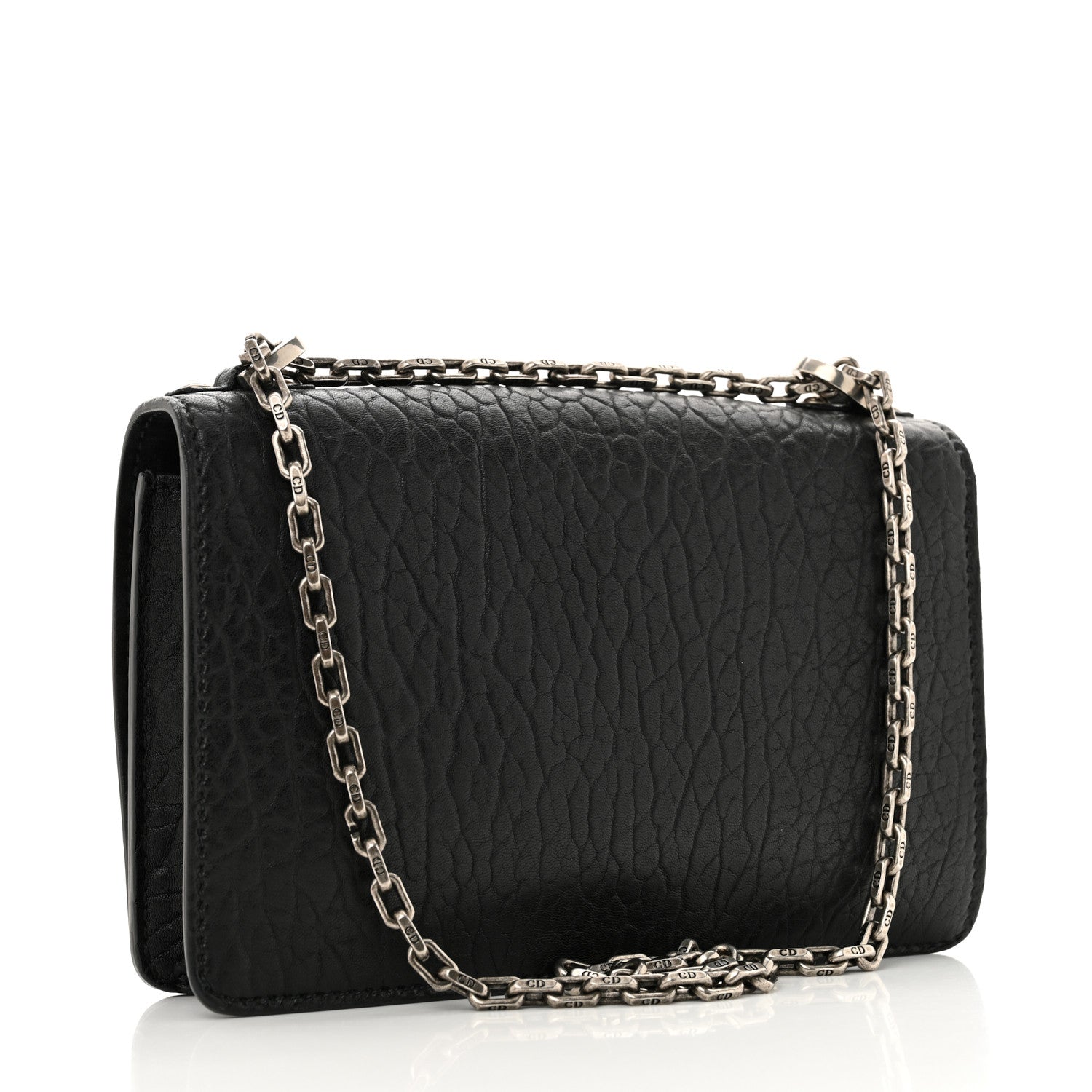 Christian Dior Canyon Grained Lambskin J'Adior Chain Flap Bag Black 3 of 10