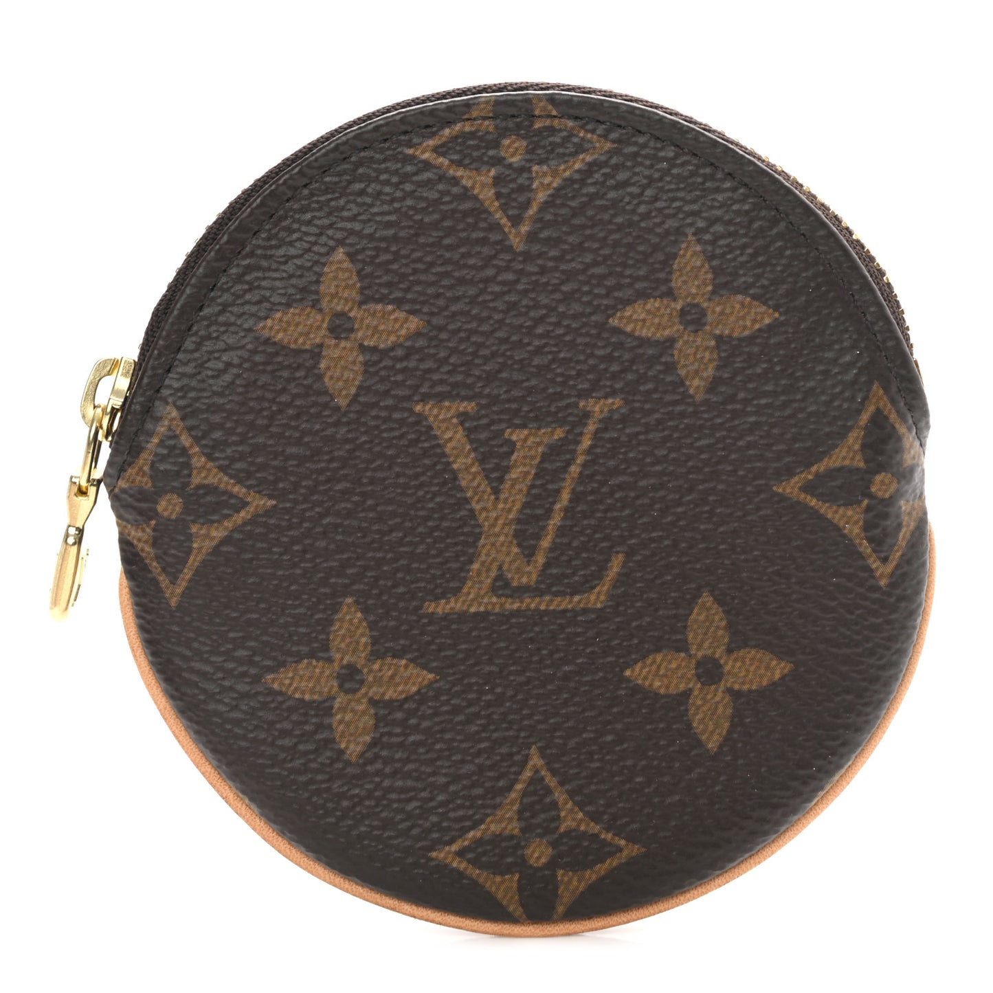Monogram Round Coin Purse